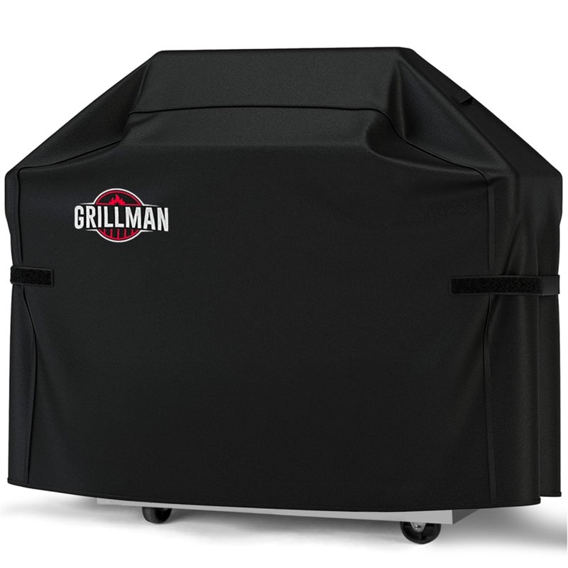 Grillman Premium Grill Cover for Outdoor Grill, BBQ Grill Cover, Rip-Proof, Waterproof, Top Heavy-Duty Large Grill Covers for Outside, Barbecue Cover & Gas Grill Covers (52" L x 26" W x 43" H, Tan) - Image 1